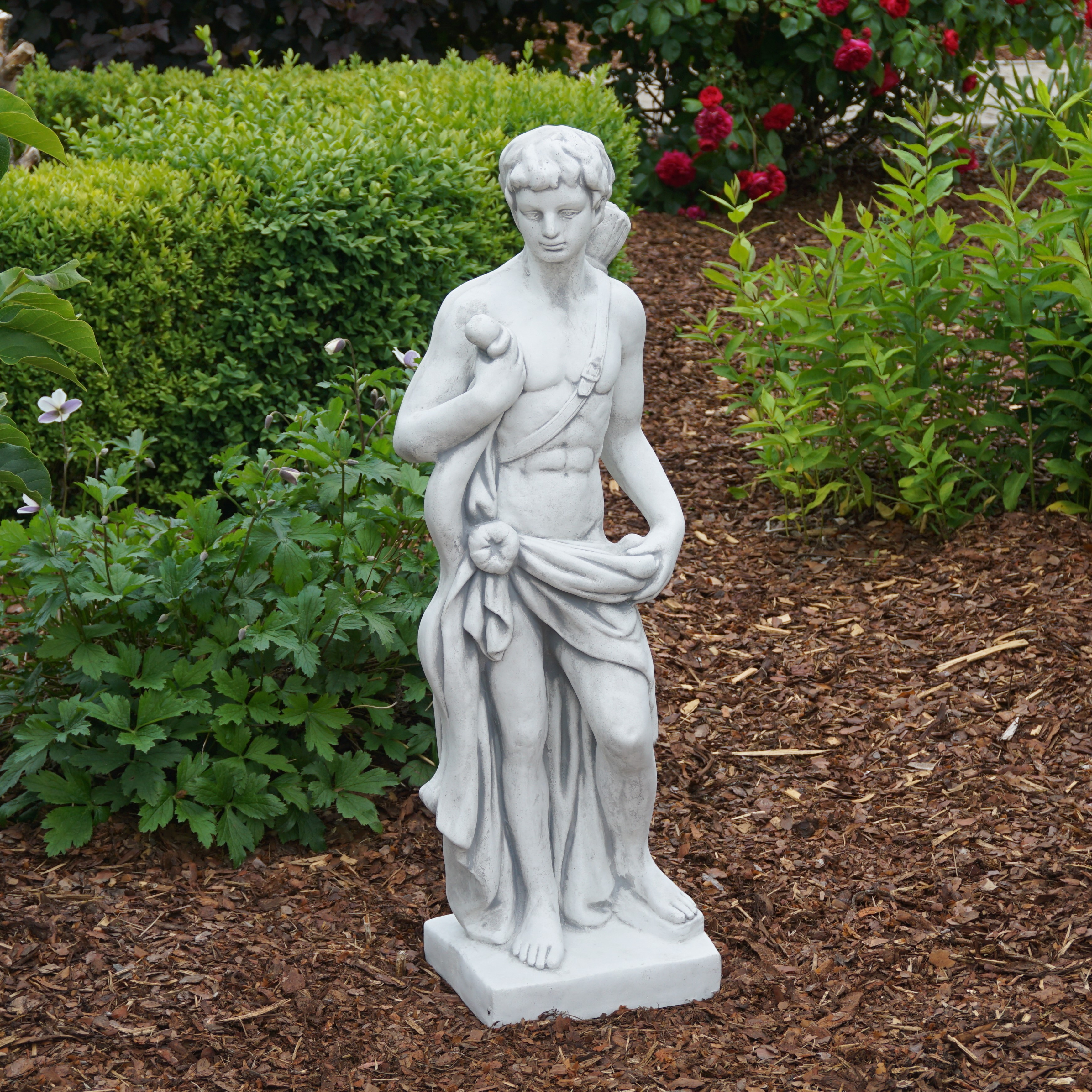 Statue „Jäger Orion“ Aus Steinguss – Höhe 85 Cm, 36 Kg, Frostsicher Für Den Außenbereich